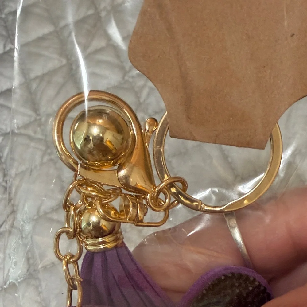Colorful Fleur-de-Lis Keychain - Picture 4 of 5